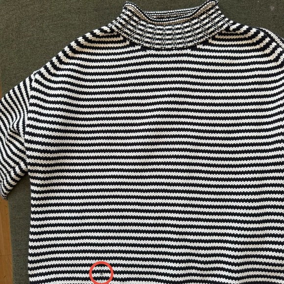 NWOT JCrew 2025 Rollneck™ sweater in stripe - Picture 4 of 9